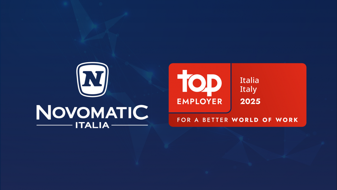 NOVOMATIC Italia earns Top Employer 2025 certification