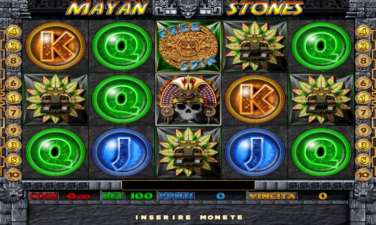 MAYAN STONES_gioco base