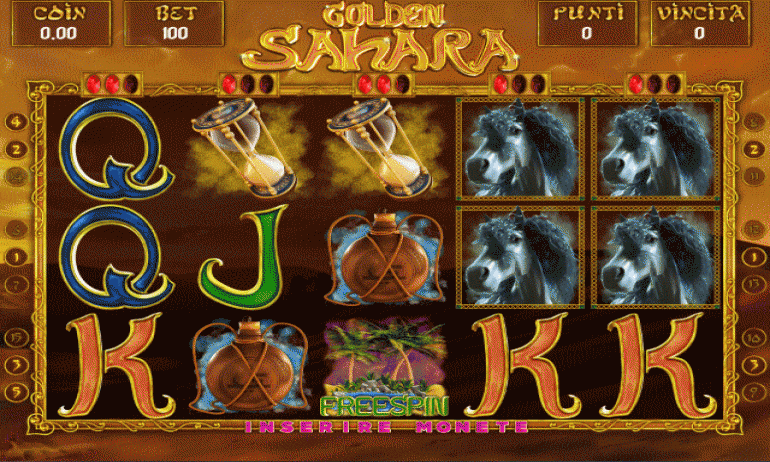 gioco base(Golden Sahara)