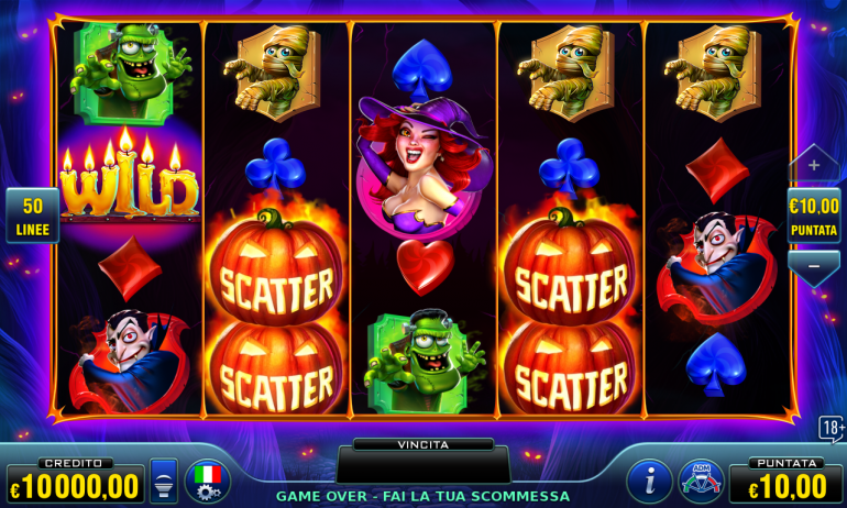 Halloween 003 base game max bet