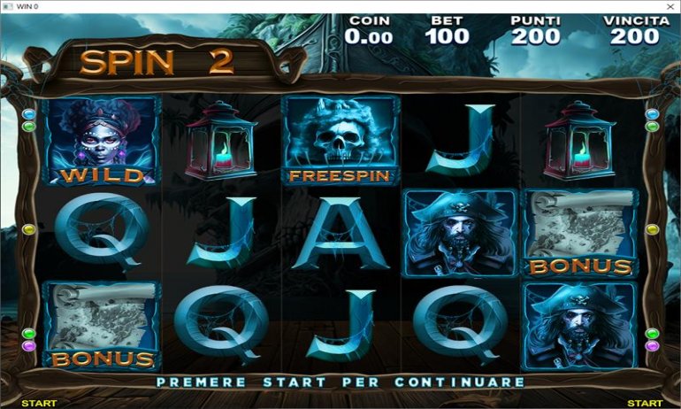 1- Free spin(Ghost ship)